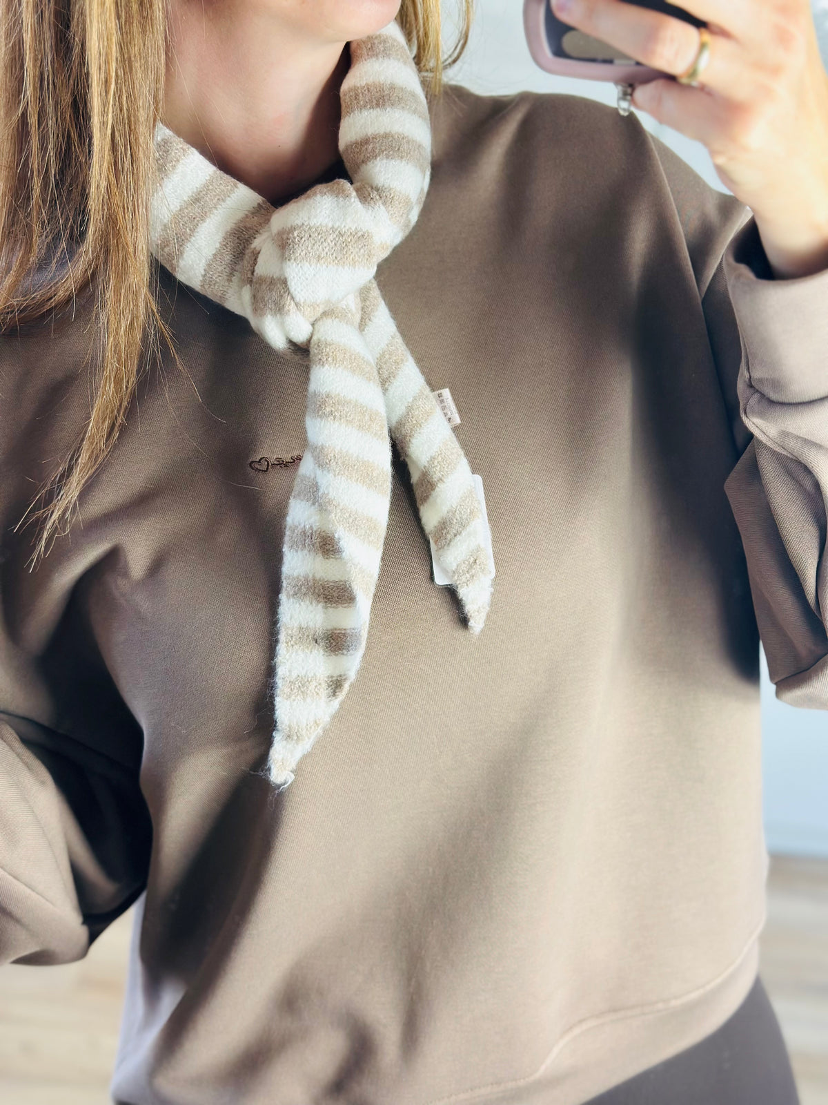 Sjaal streep | Beige