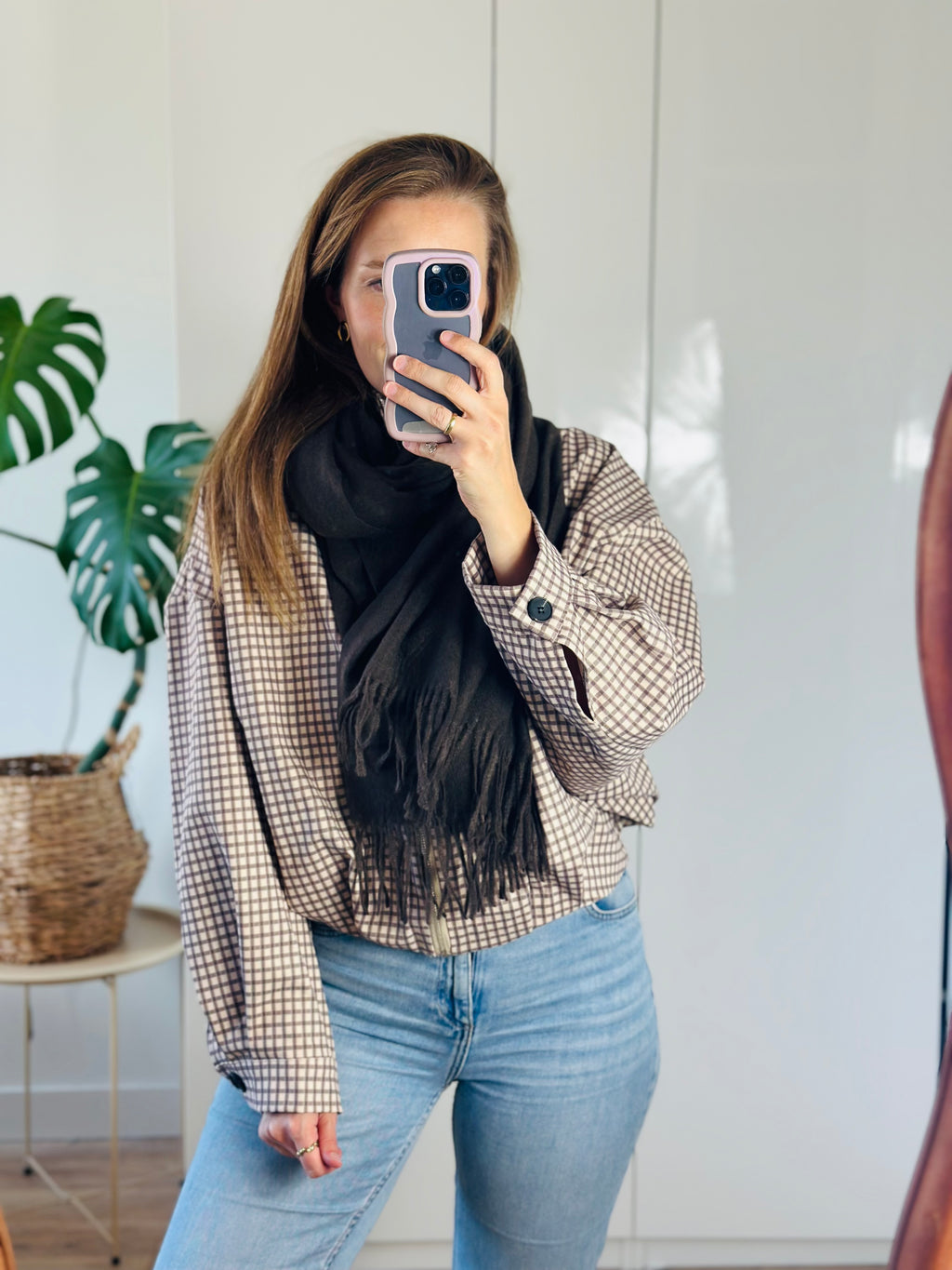 Sjaal | Bruin