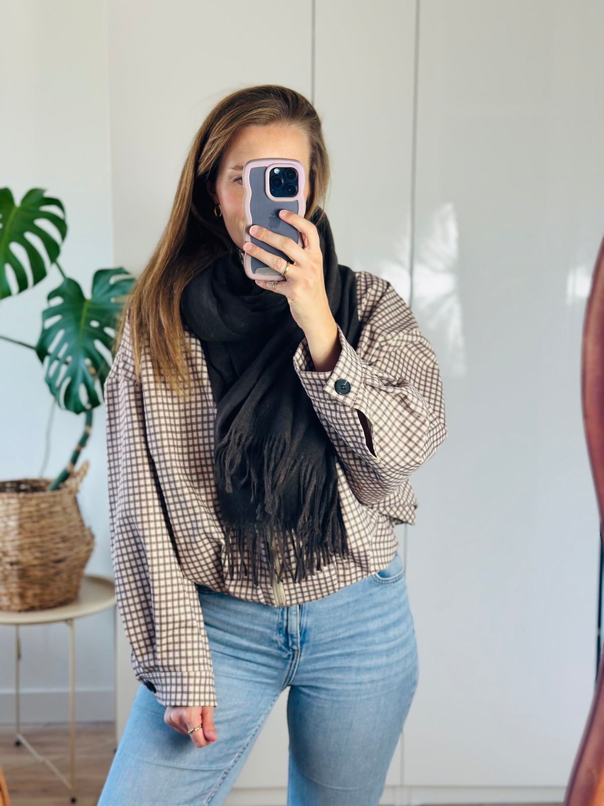 Sjaal | Bruin