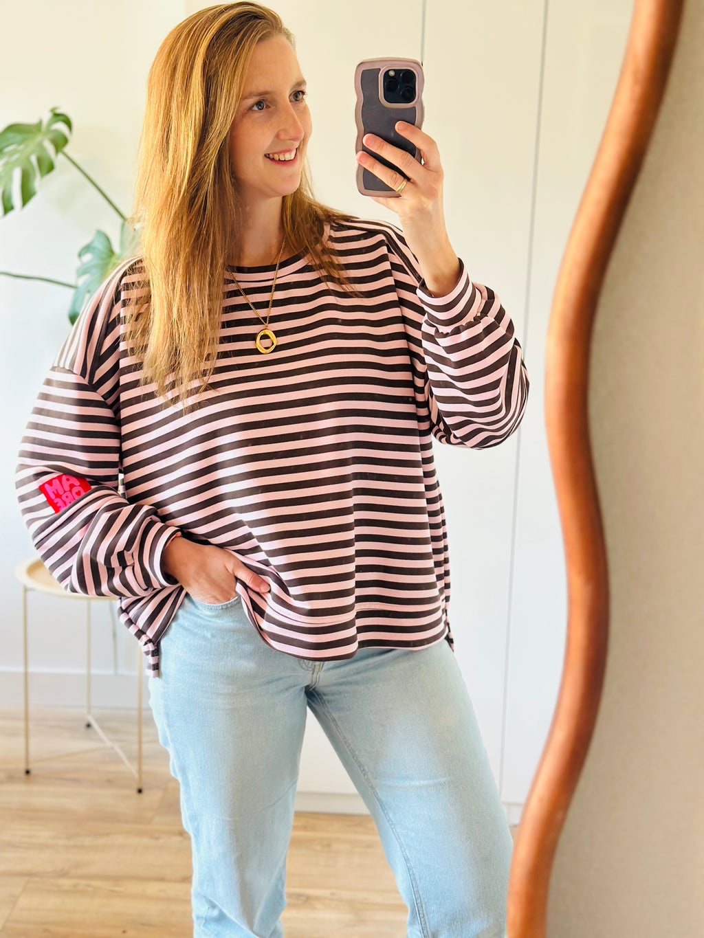 Trui Noa | Roze Bruin