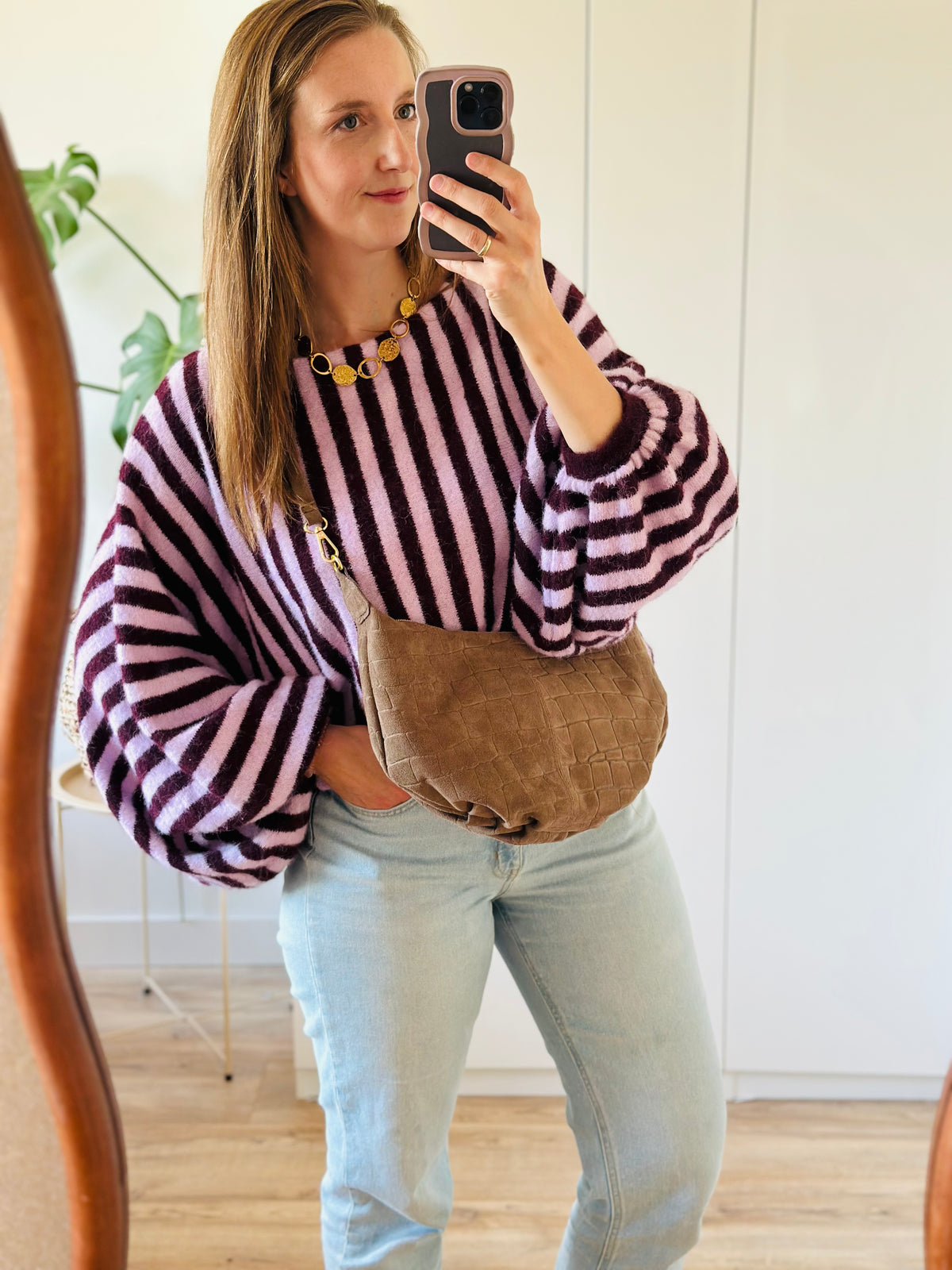 Trui Kae | Roze Paars