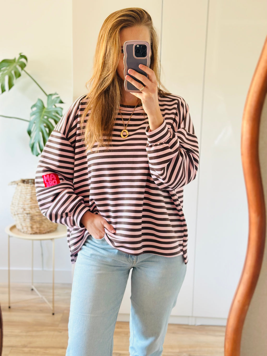 Trui Noa | Roze Bruin
