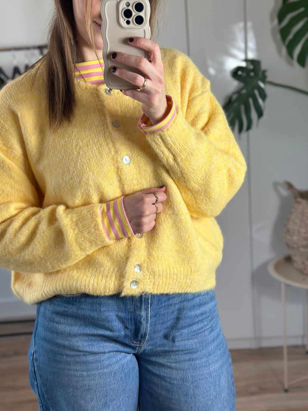 Vest Odilia | Geel