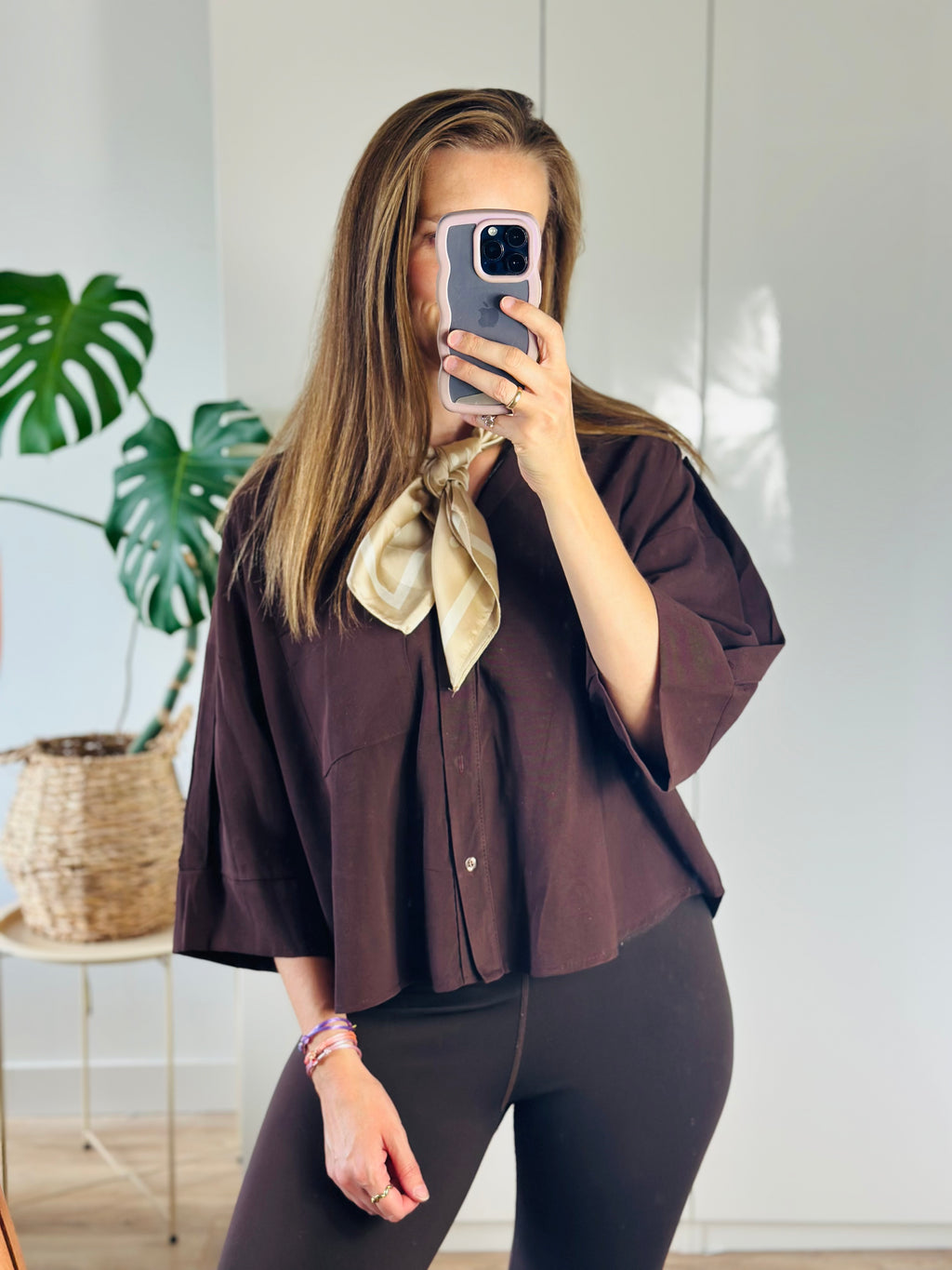 Sjaaltje Stip | Beige
