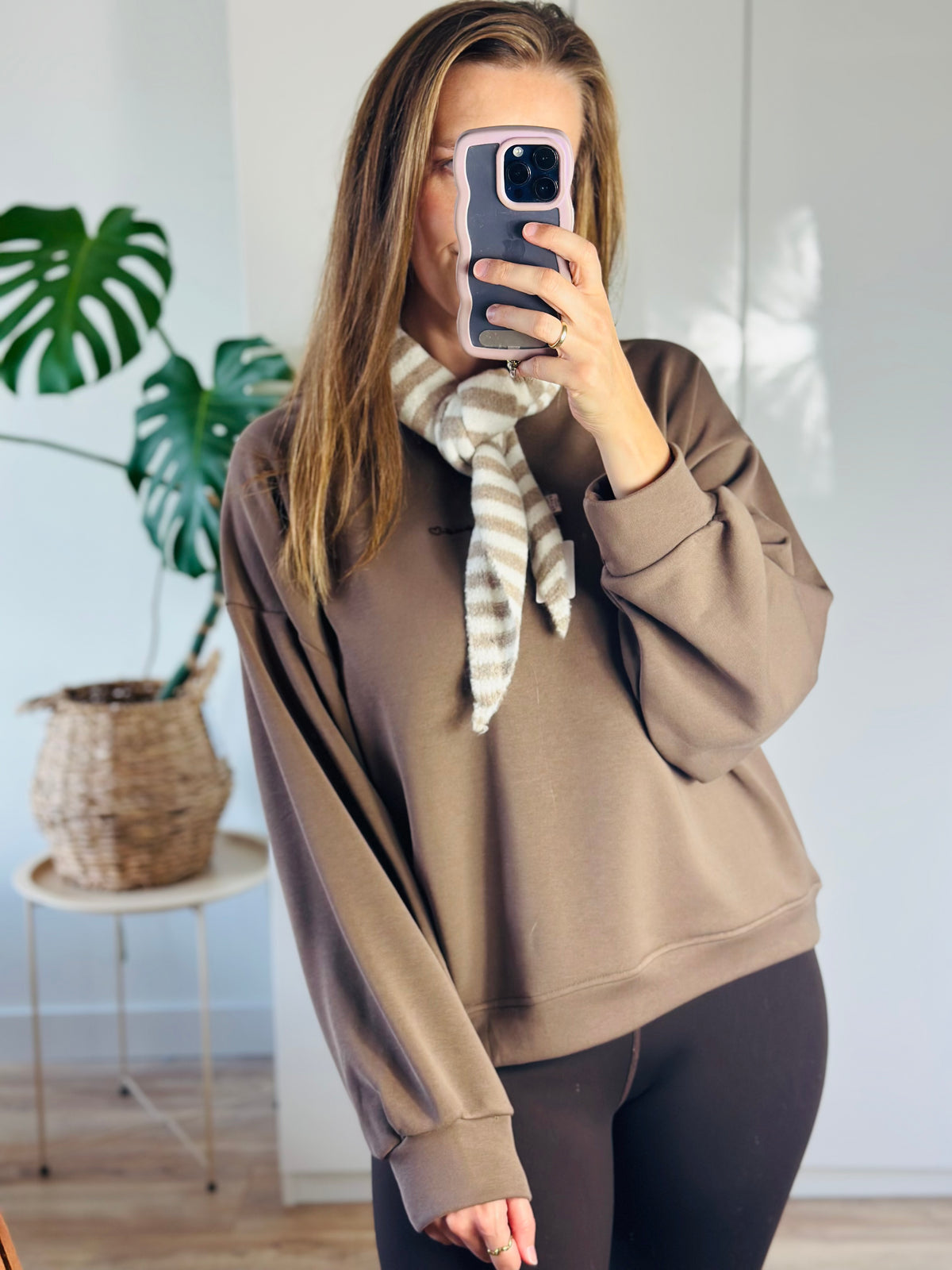 Sjaal streep | Beige