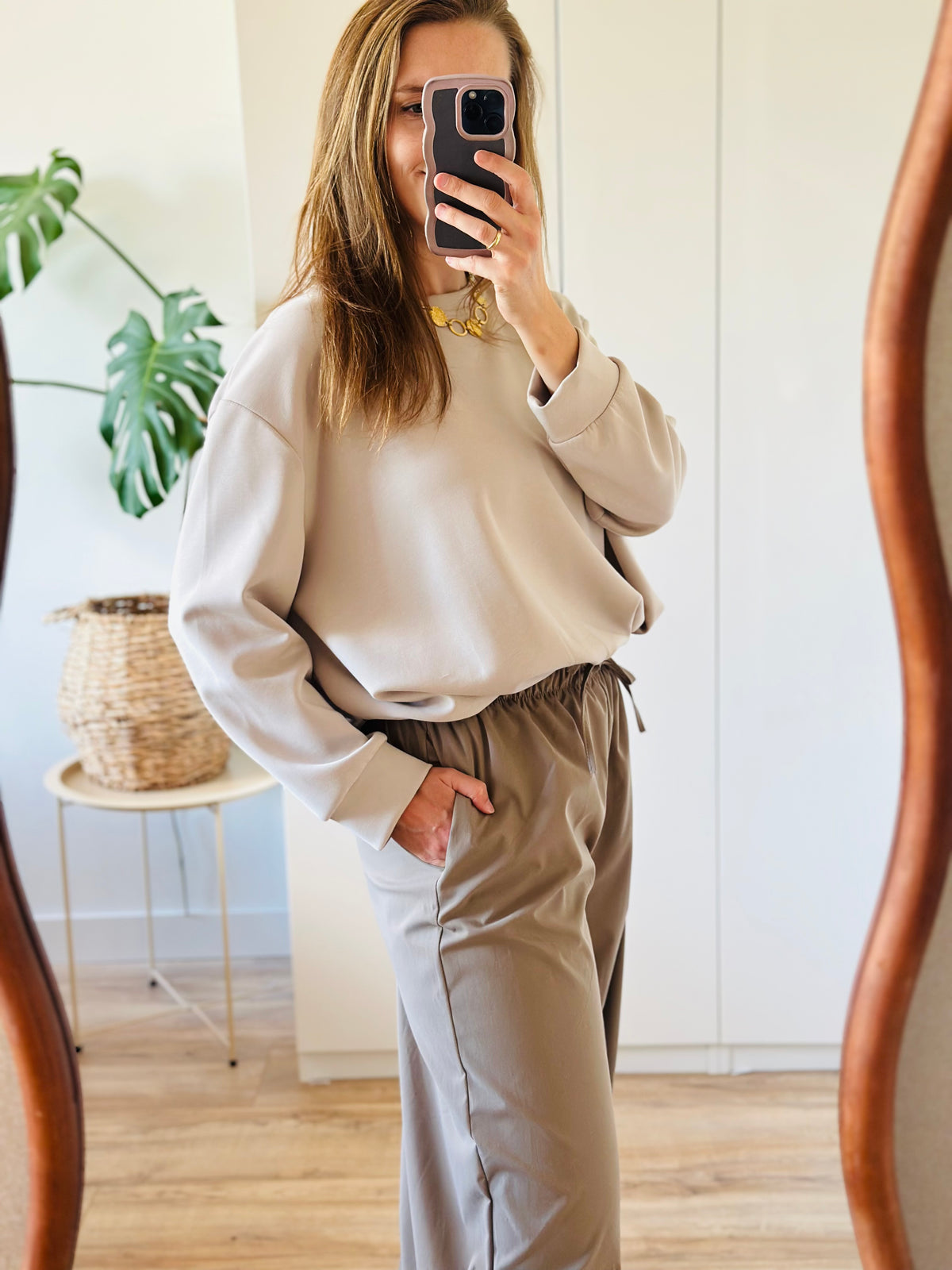 Amy Pants | Taupe