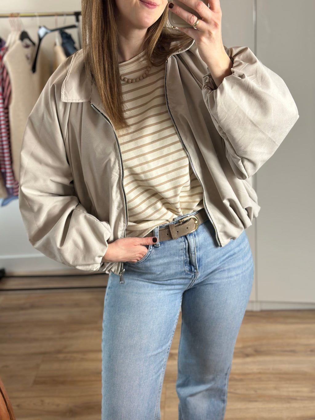 Ketting Mae | Taupe