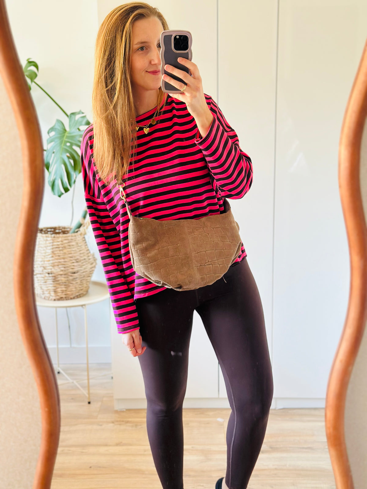Top Fiene | Roze Bruin
