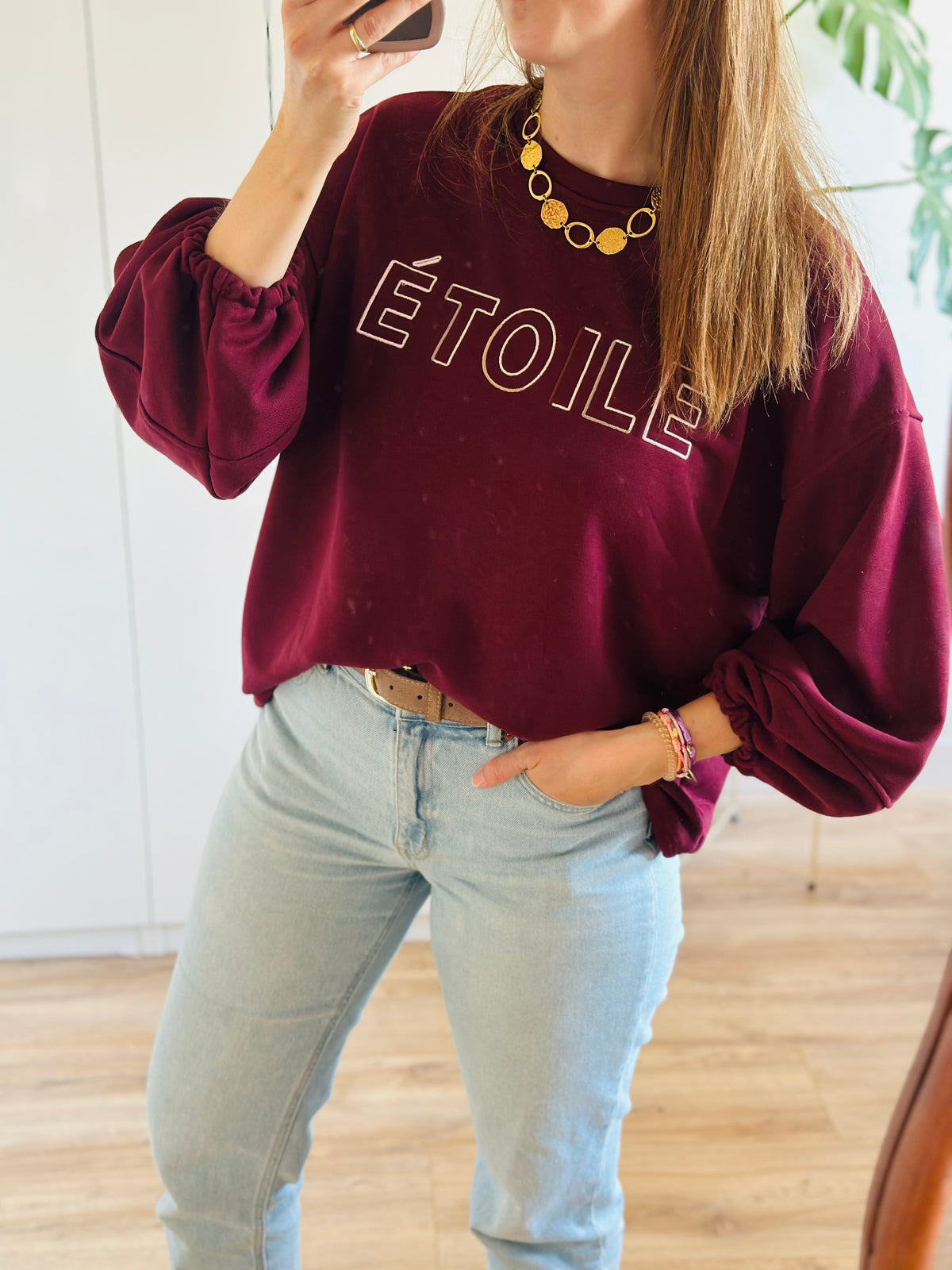 Trui ‘ETOILE’ | Bordeaux