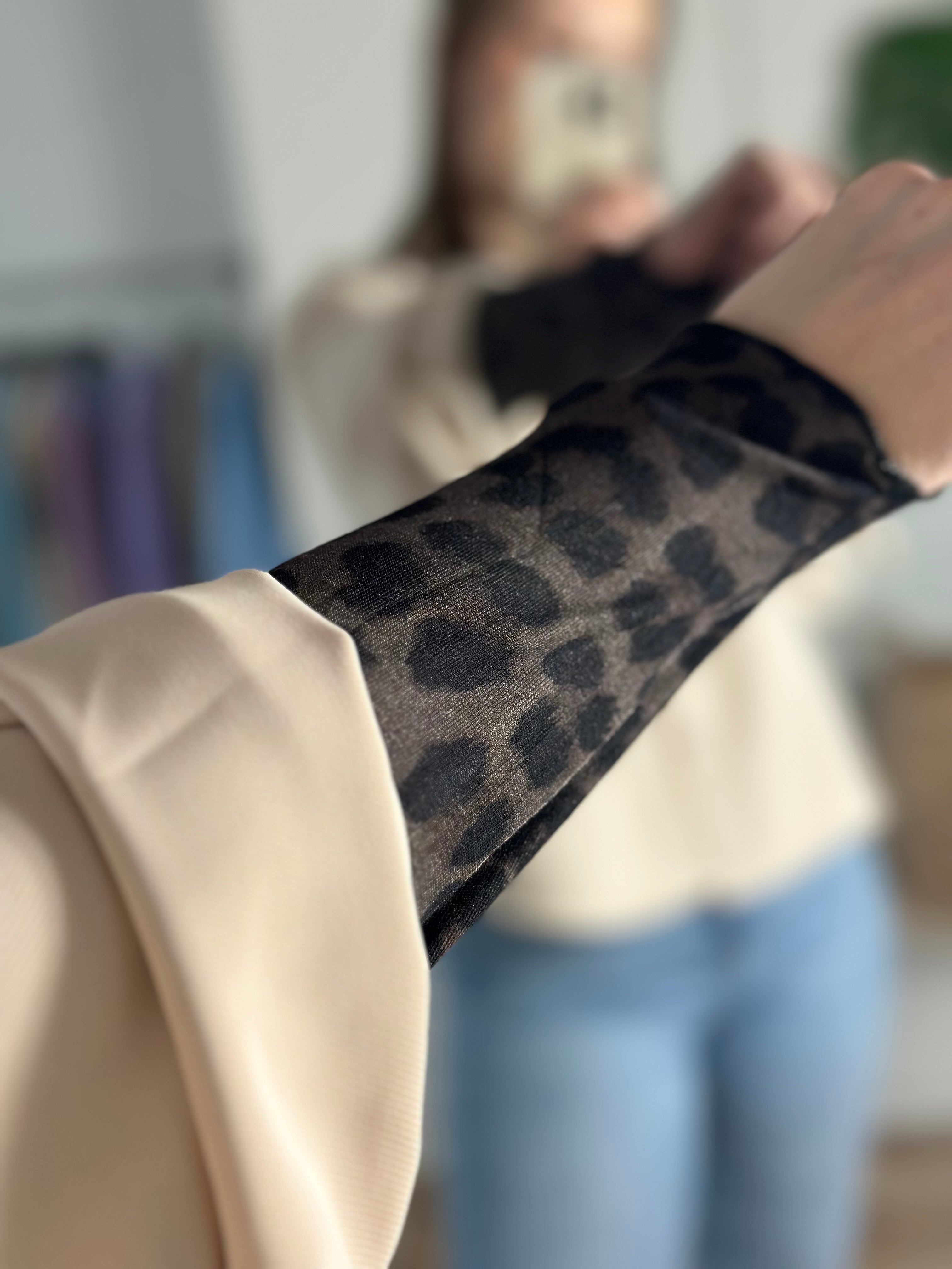 Blouse beige voor dames