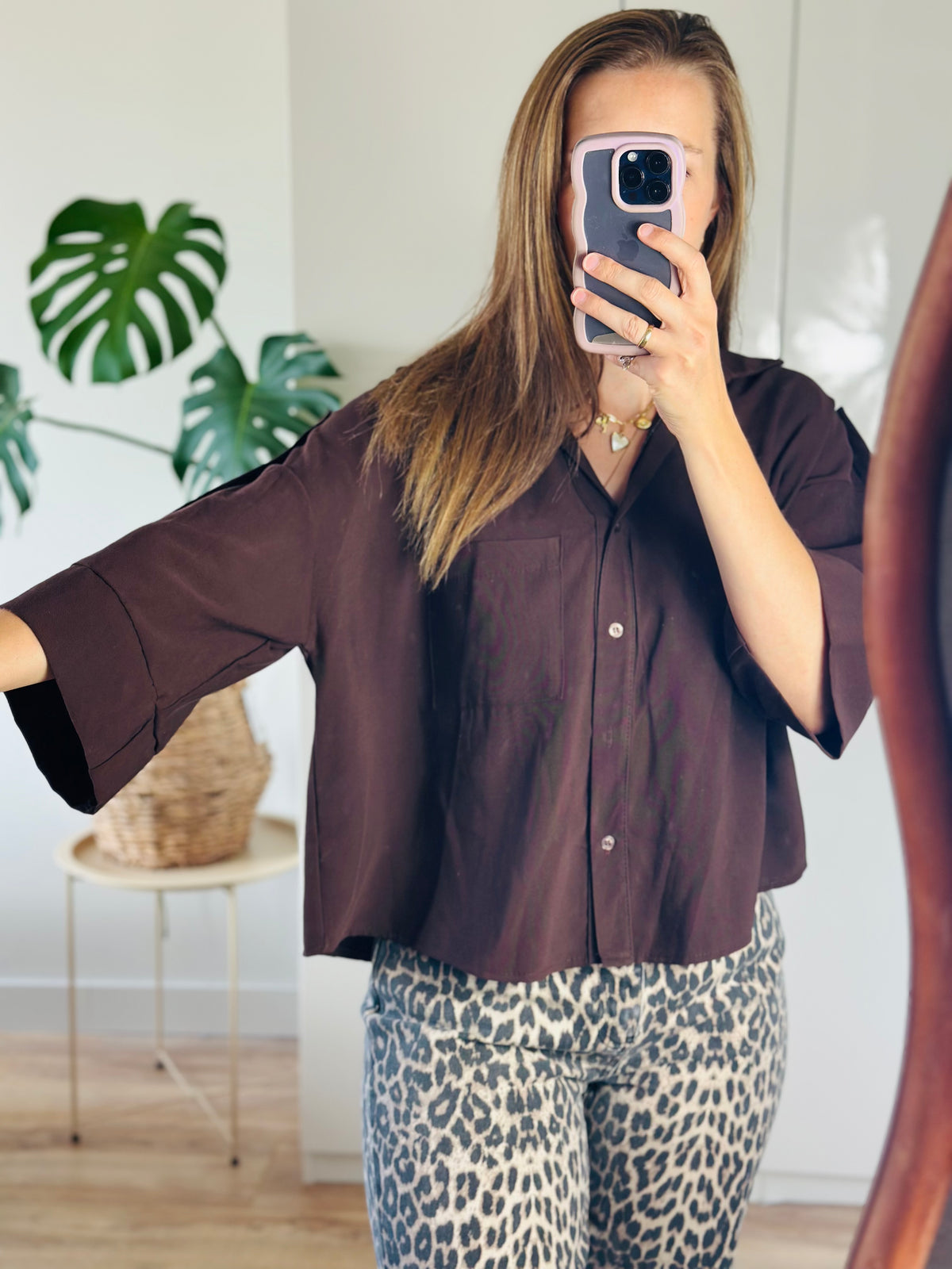 Blouse Claire | Bruin