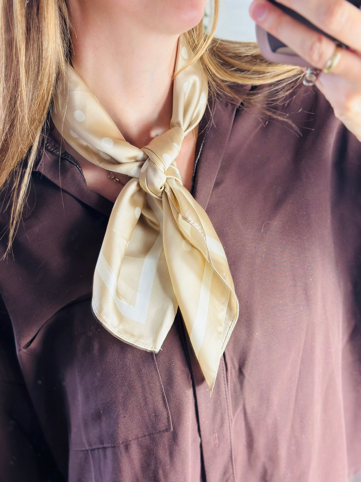Sjaaltje Stip | Beige