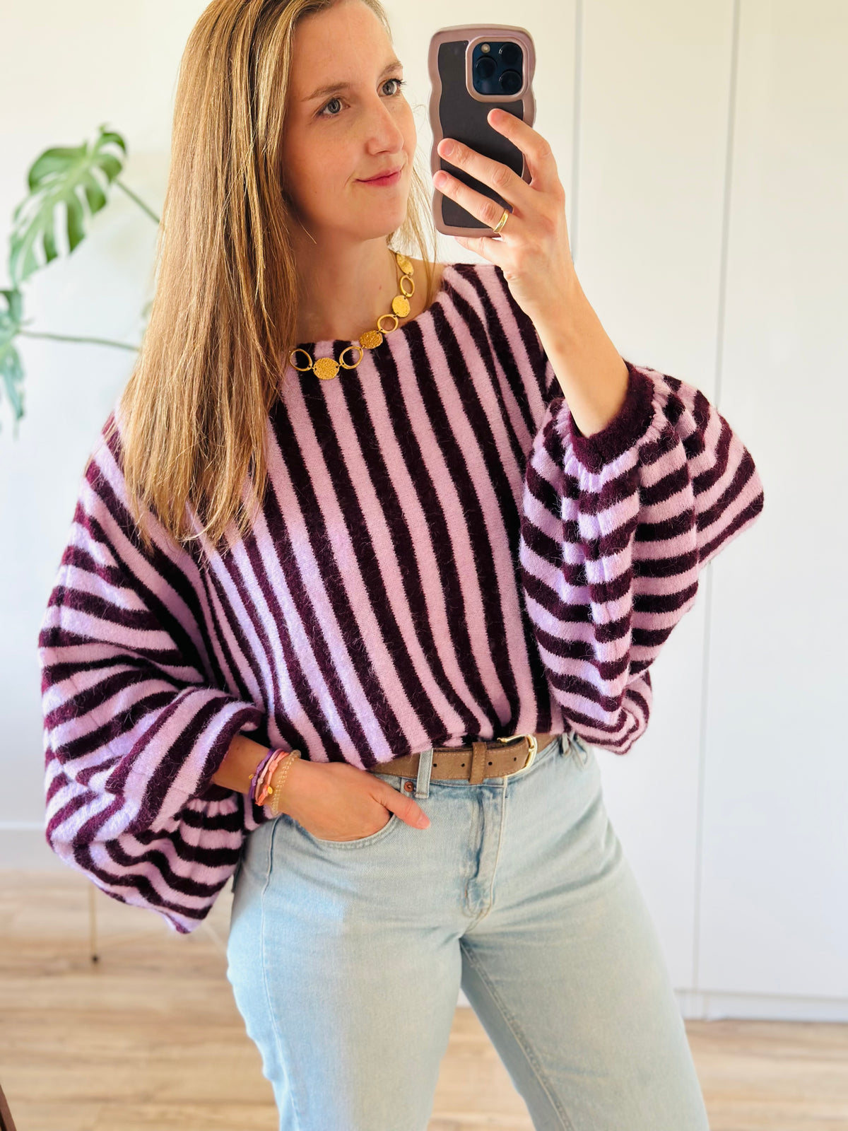 Trui Kae | Roze Paars