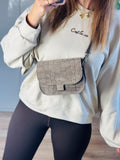 Tas Julia Croco | Taupe