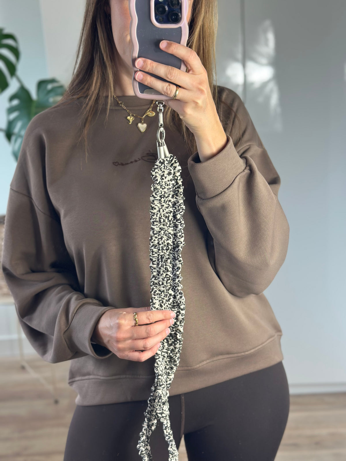 Telefoonkoord Merel | Panter licht