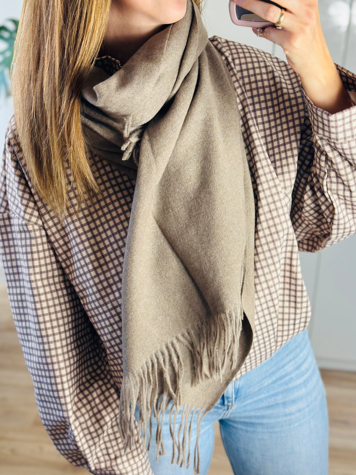 Sjaal | Taupe