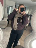 Sjaal | Taupe