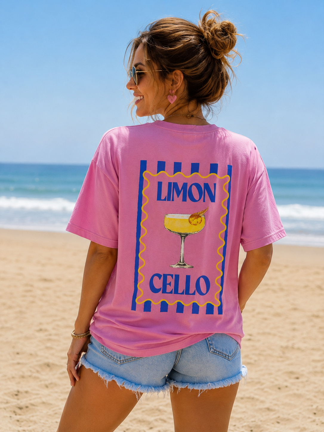T-shirt 'Limoncello' | Koraal